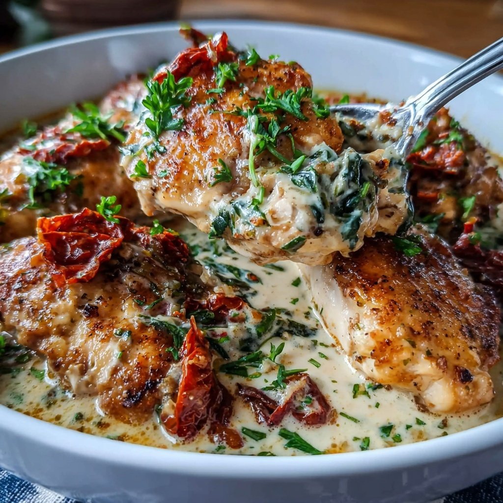 Food Recipes Creamy Tuscan Chicken