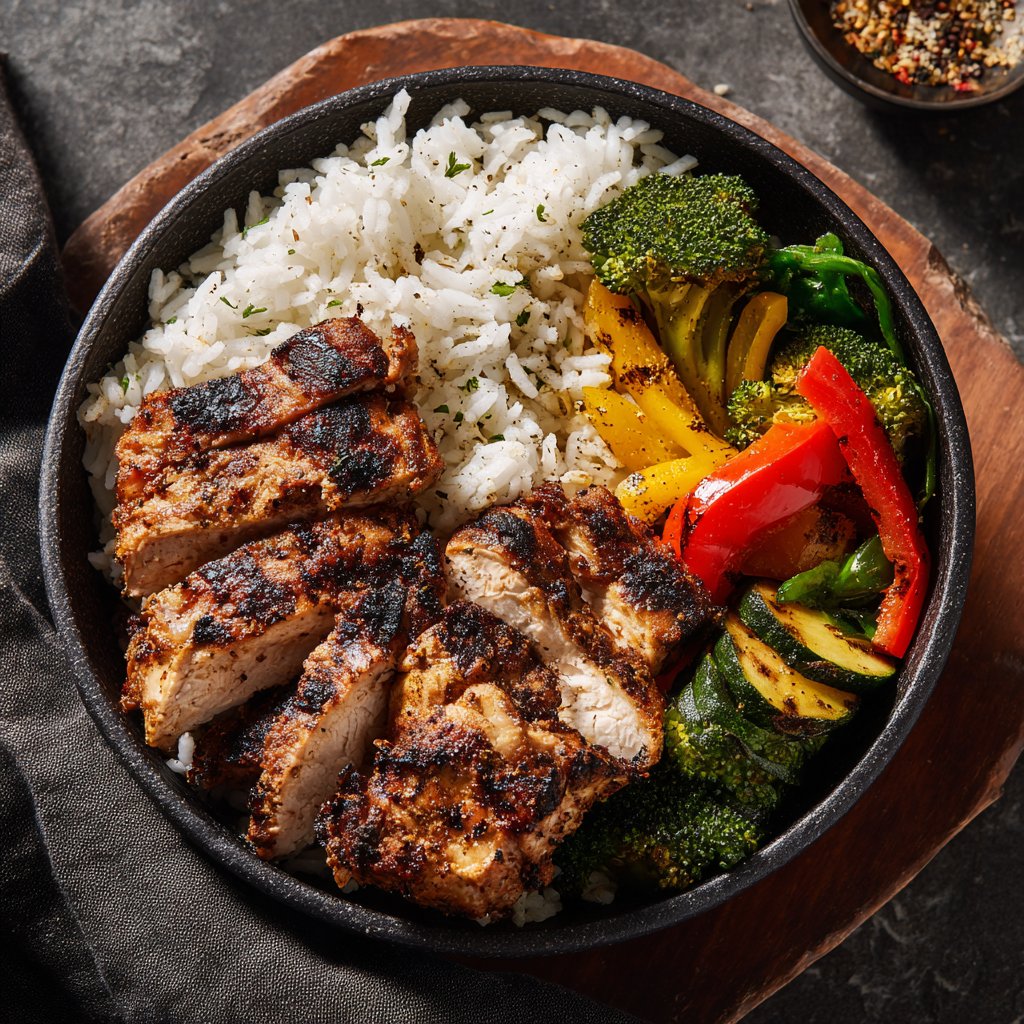 High Protein Chicken And Rice Meal Prep