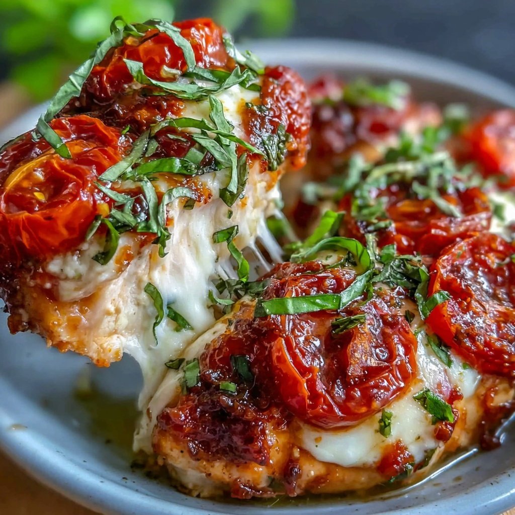 Healthy Chicken Caprese Bake