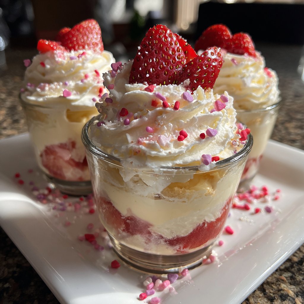 Valentines Snacks Mini Dessert Cups