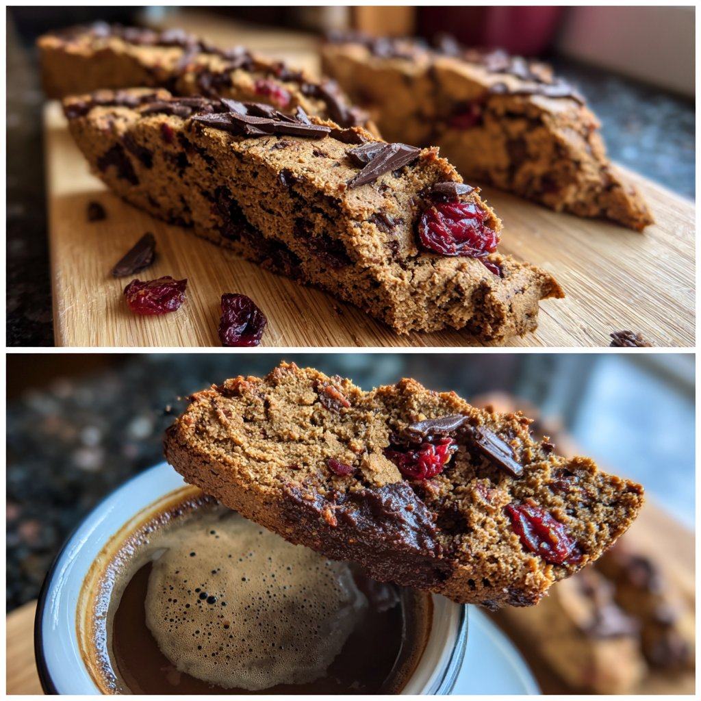 Chocolate Cranberry Biscotti
