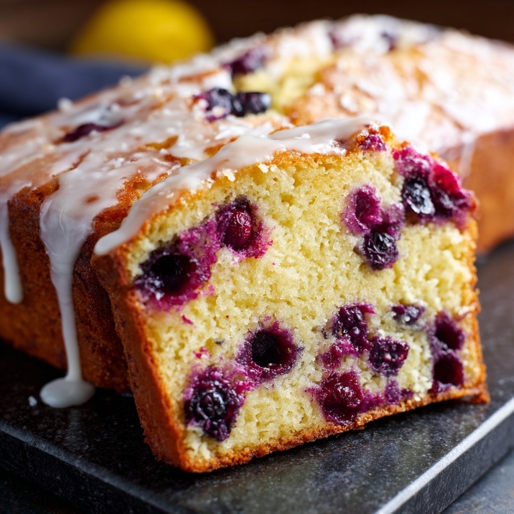 Baking & Desserts Lemon Blueberry Loaf Cake
