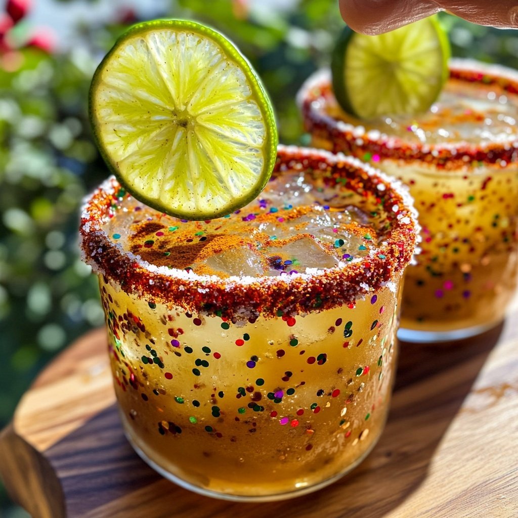 Spiced Christmas Margarita - A spiced cocktail for the holiday season