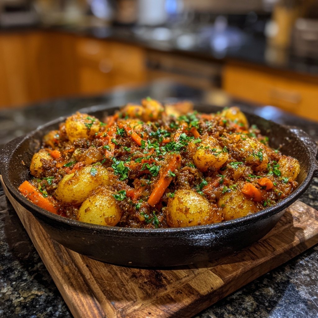 One Pot Ground Beef And Potatoes